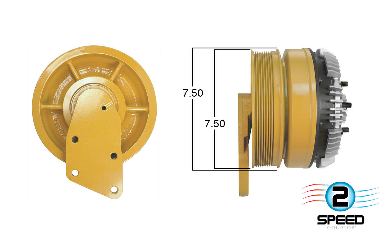 2-Speed Caterpillar Fan Clutch