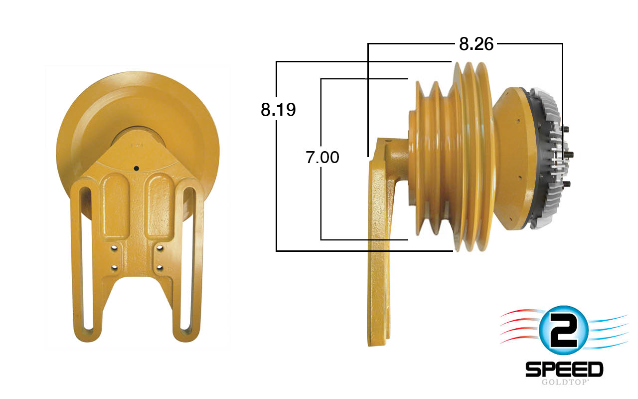 2-Speed Caterpillar Fan Clutch