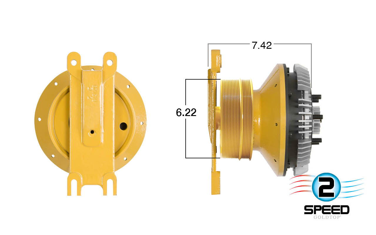 2-Speed Caterpillar Fan Clutch