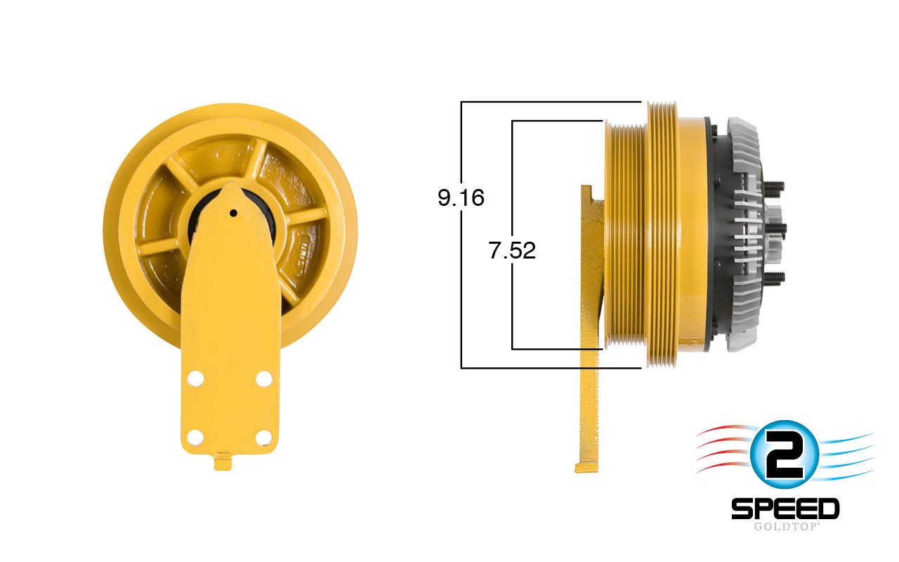 2-Speed Caterpillar Fan Clutch