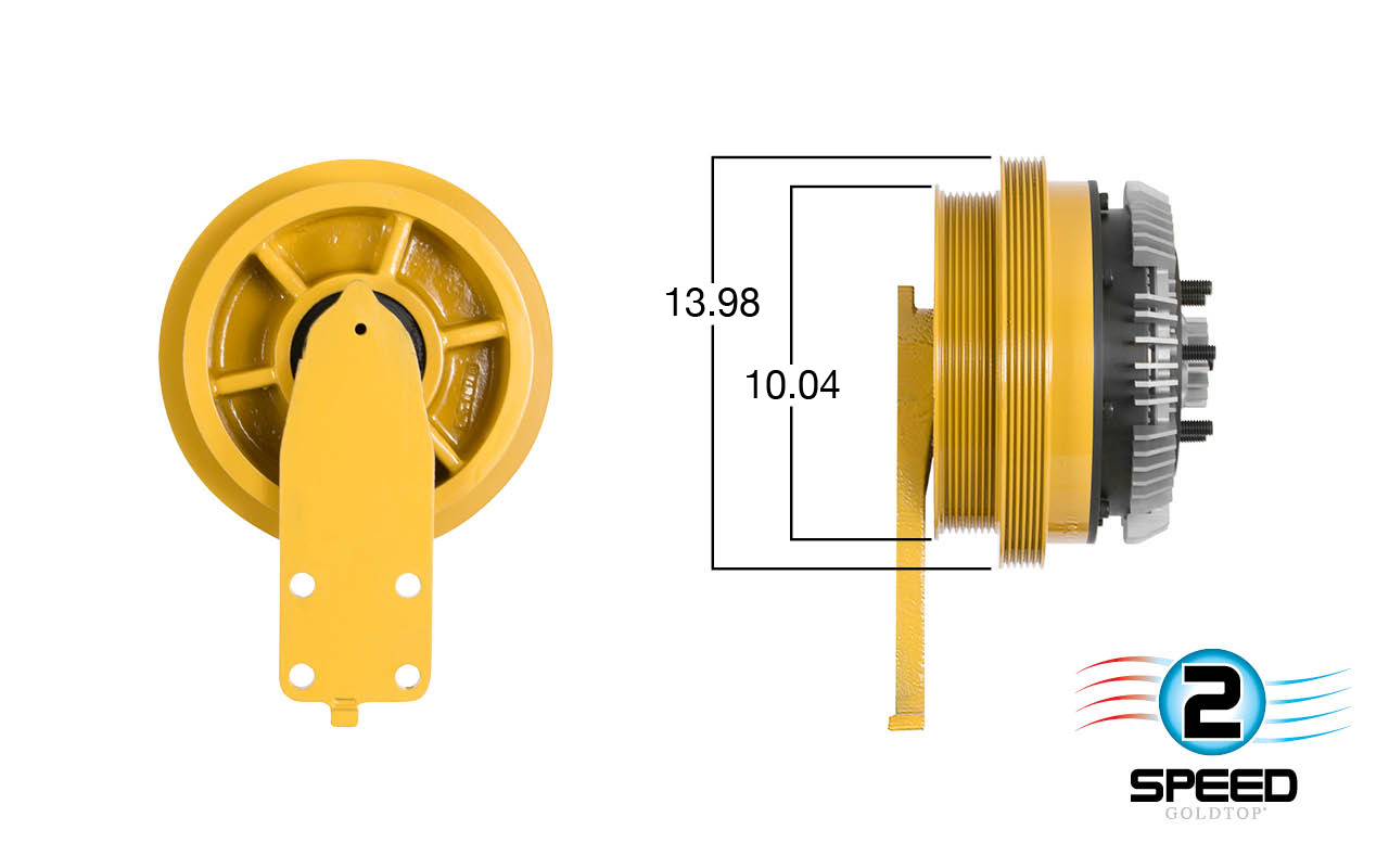 2-Speed Caterpillar Fan Clutch