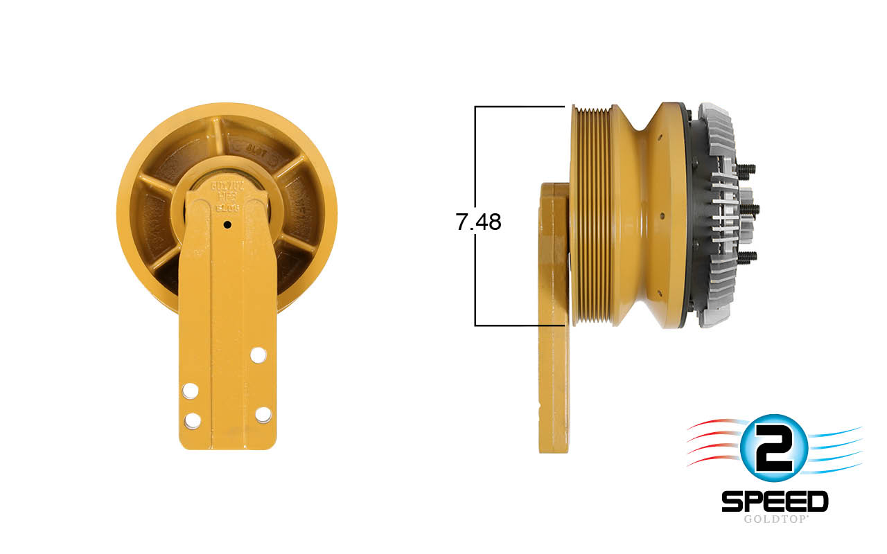 2-Speed Caterpillar Fan Clutch
