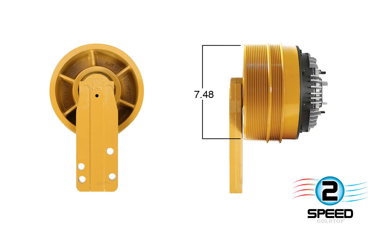 2-Speed Caterpillar Fan Clutch