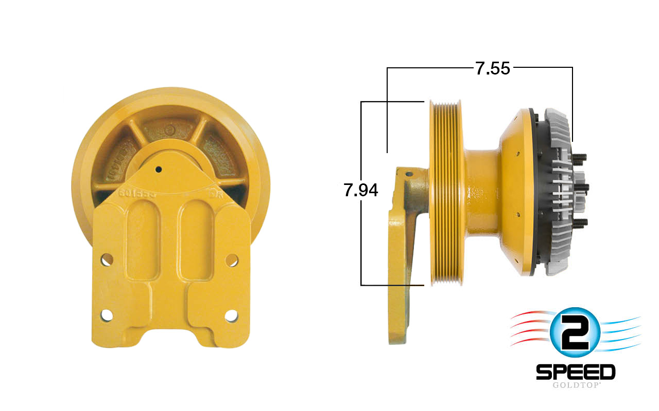 2-Speed Caterpillar Fan Clutch