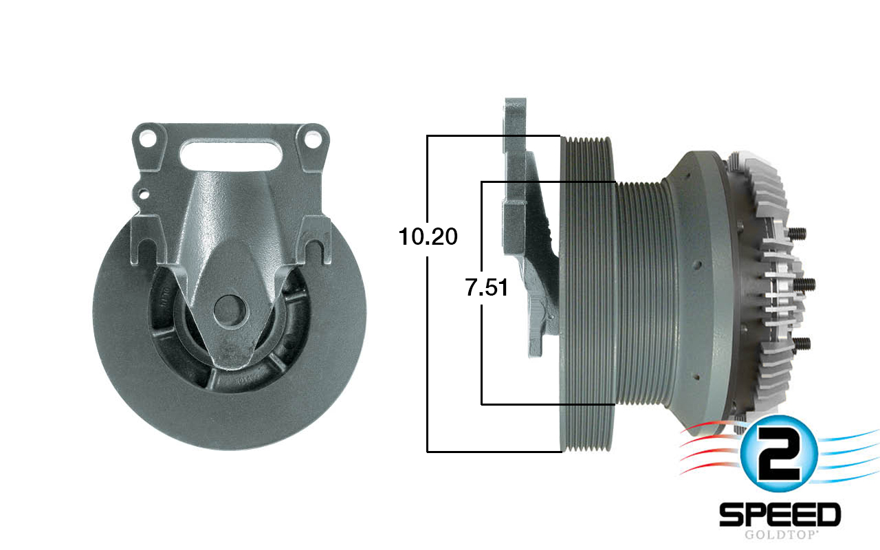 2-Speed Detroit Diesel Fan Clutch