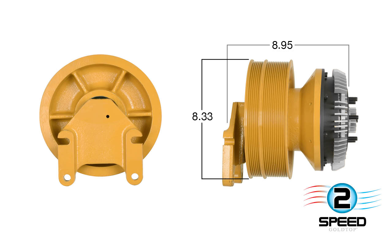 2-Speed Caterpillar Fan Clutch