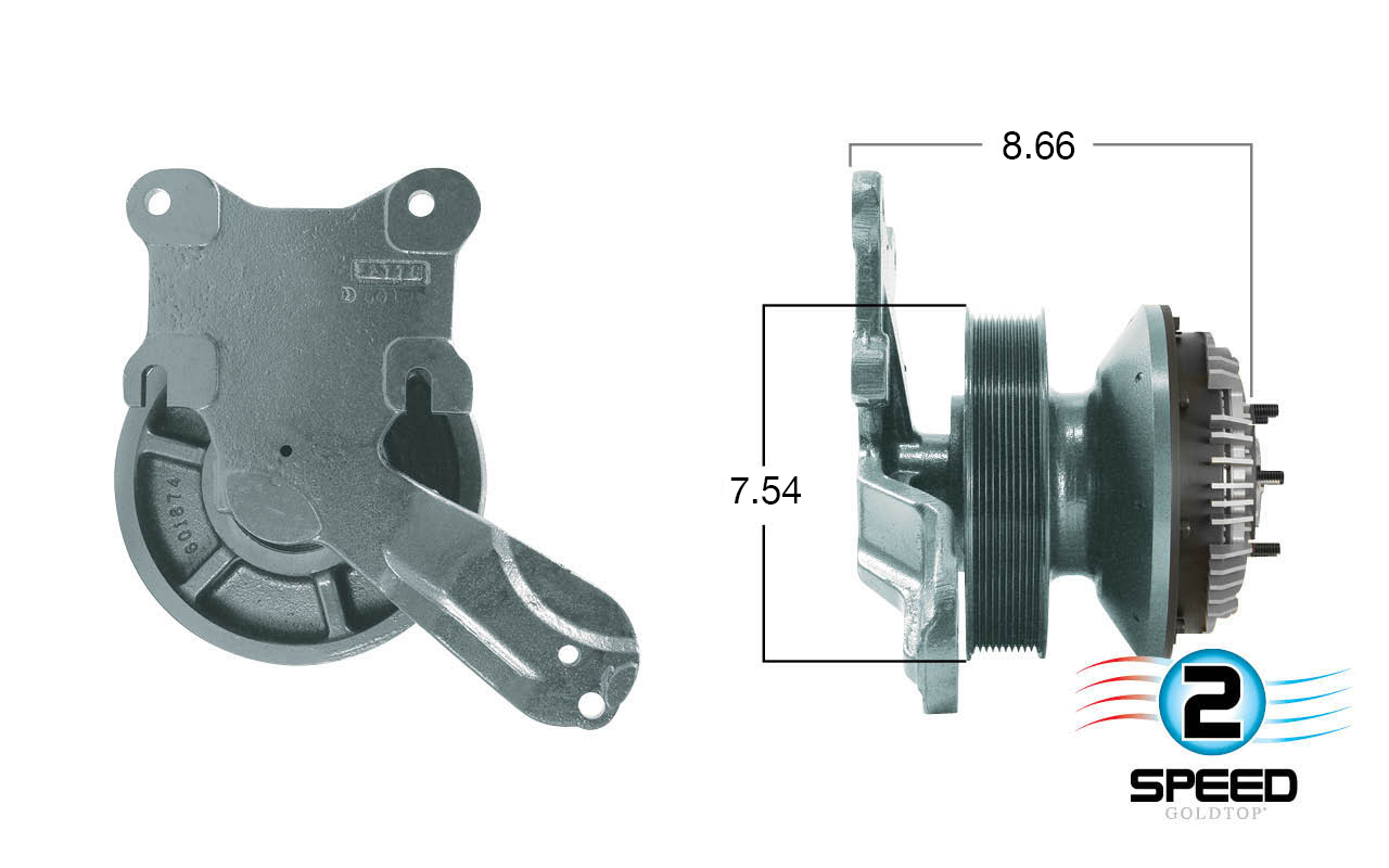 2-Speed Detroit Diesel Fan Clutch