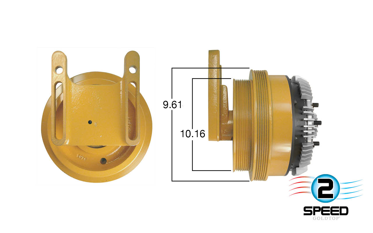 2-Speed Caterpillar Fan Clutch