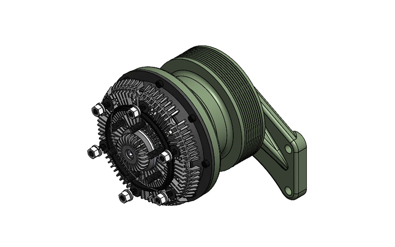 2-Speed Detroit Diesel Fan Clutch