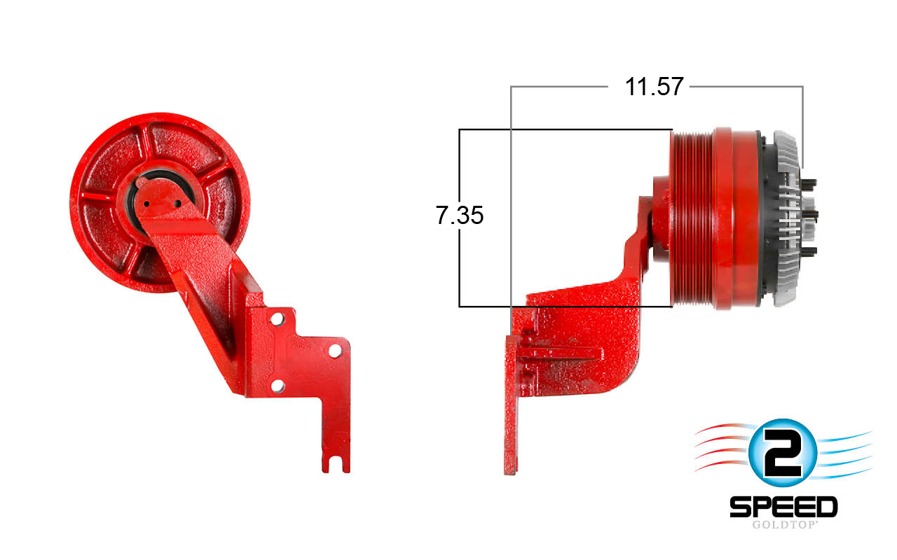 2-Speed Detroit Diesel Fan Clutch