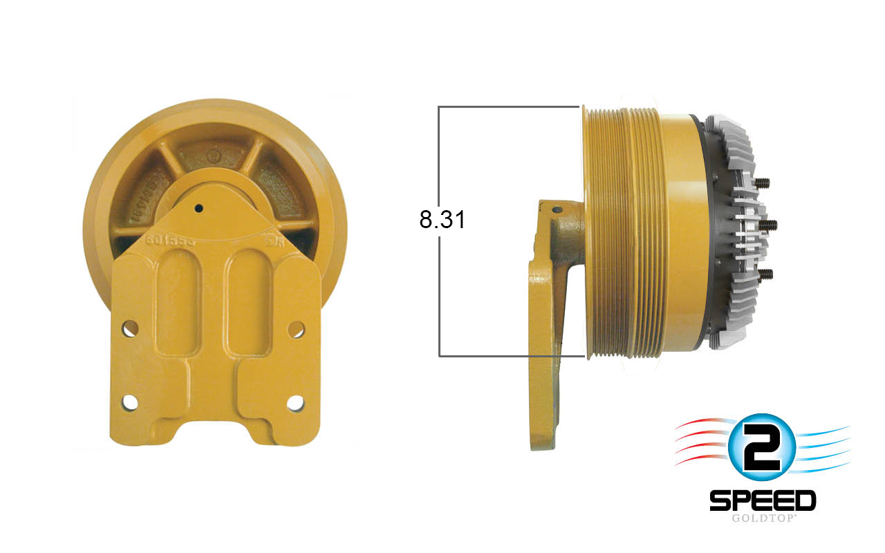 2-Speed Caterpillar Fan Clutch