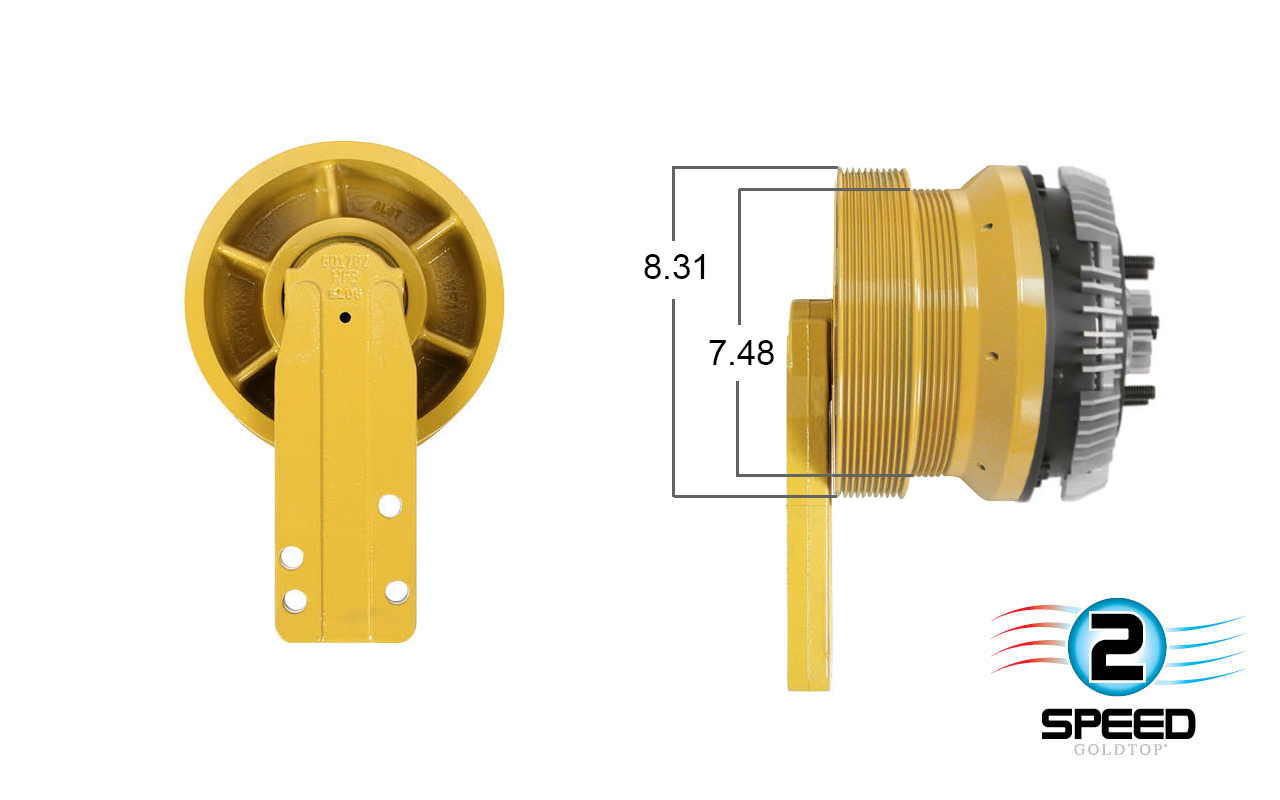 2-Speed Caterpillar Fan Clutch